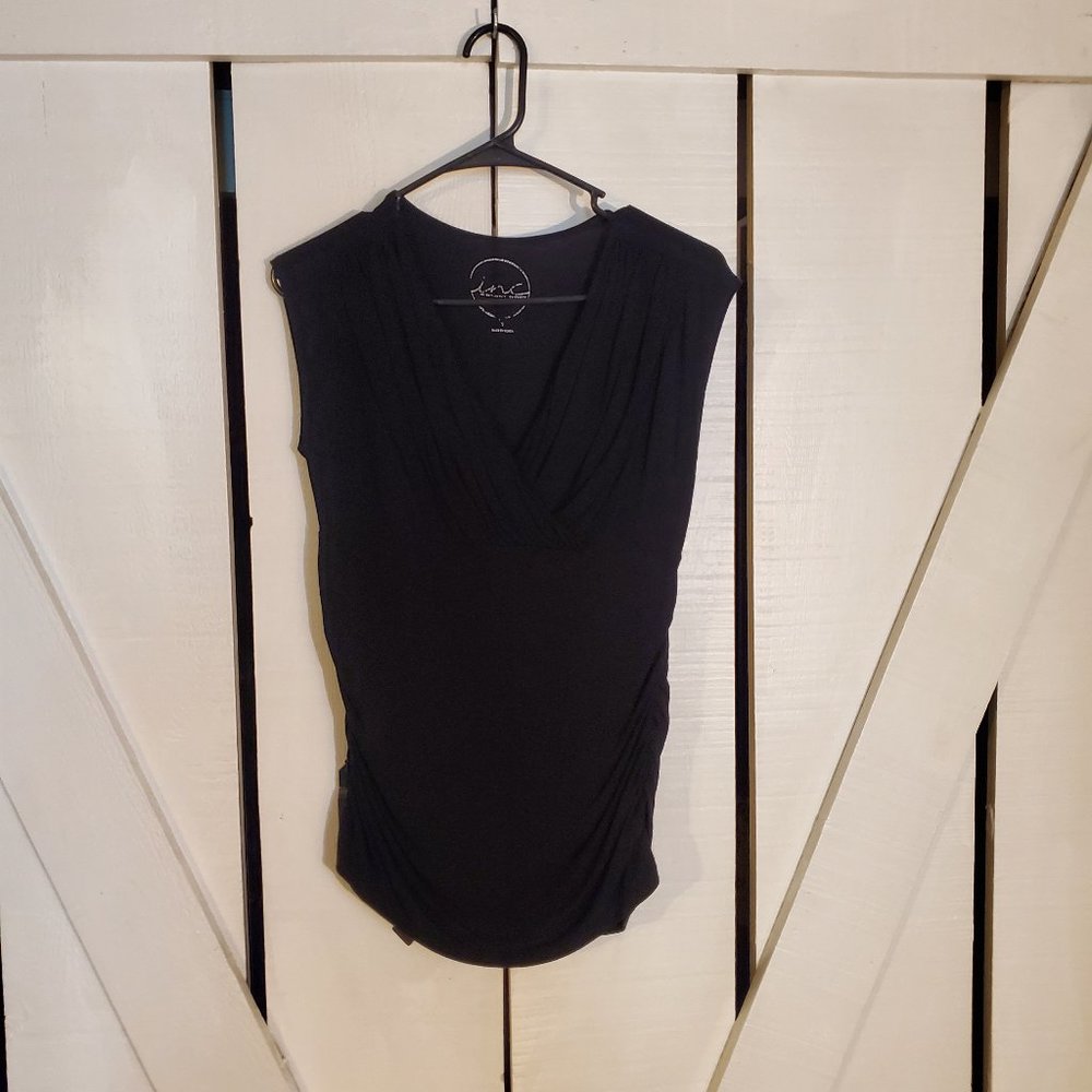 Inc Black Blouse Sz S